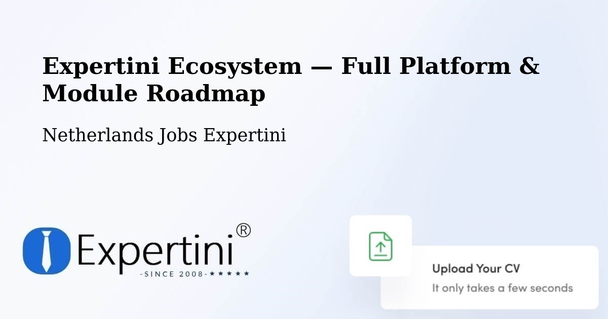 Expertini Ecosystem — Full Platform & Module Roadmap – Holwerd